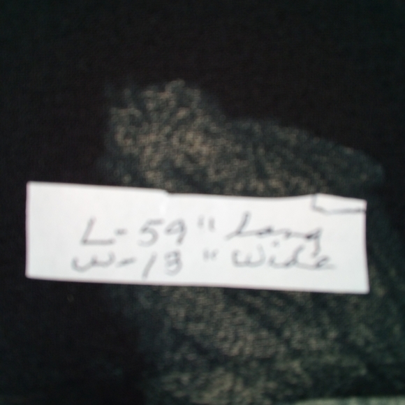 Vintage Dark Floral Semi Sheer Panel Red Gray Roses Romantic Neck Scarf - Picture 6 of 7